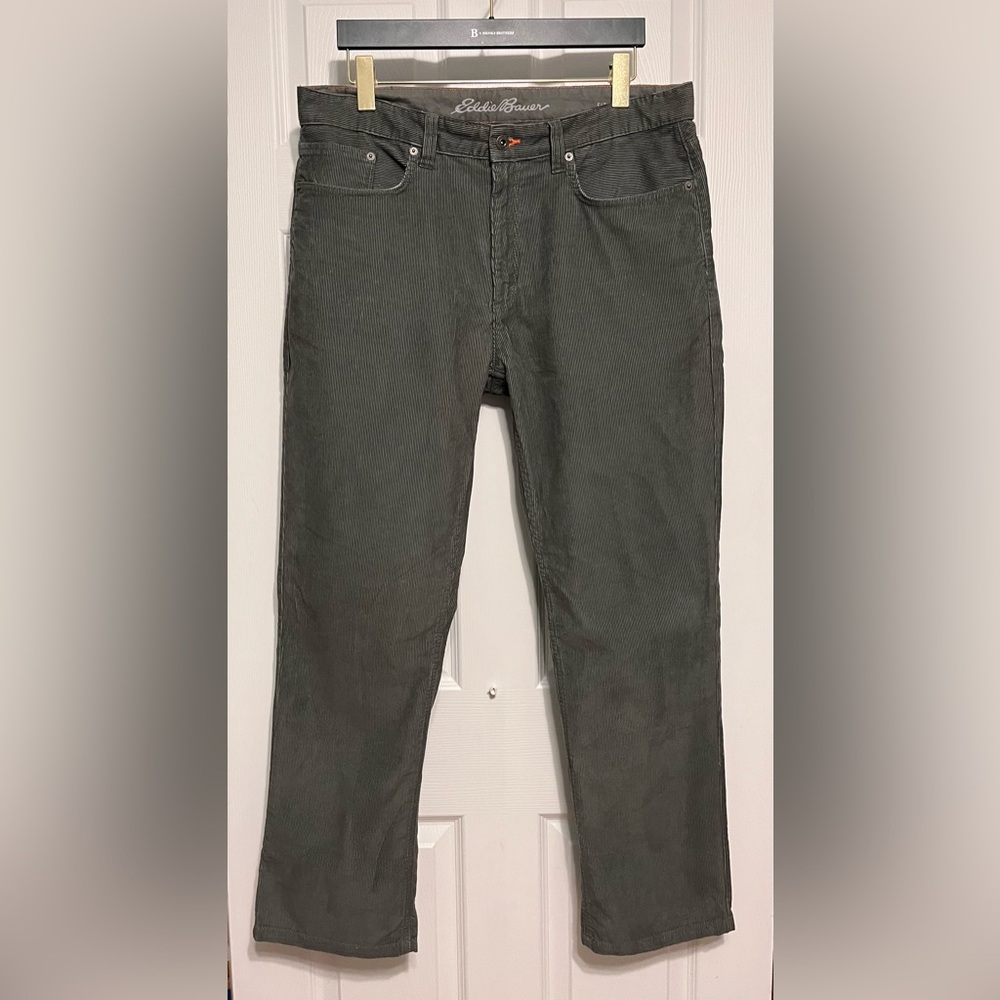 Eddie Bauer, Men's 5-Pocket Cotton Corduroy Pants, W36, L30